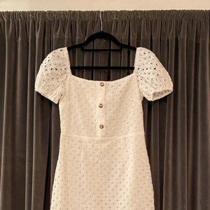 NWT Pink Lily - white lace dress